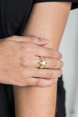 Yas Queen - Gold Teardrop Ring - A Diva Mentality 