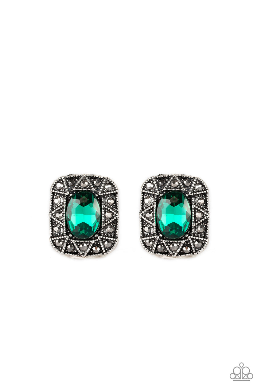 Young Money Green Earrings - A Diva Mentality 