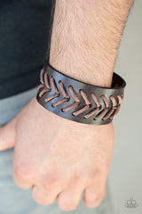 Take Me Out To The Ball Game Leather Paparazzi Bracelet