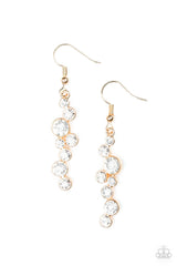 Milky Way Magnificence - Gold Earrings - A Diva Mentality 