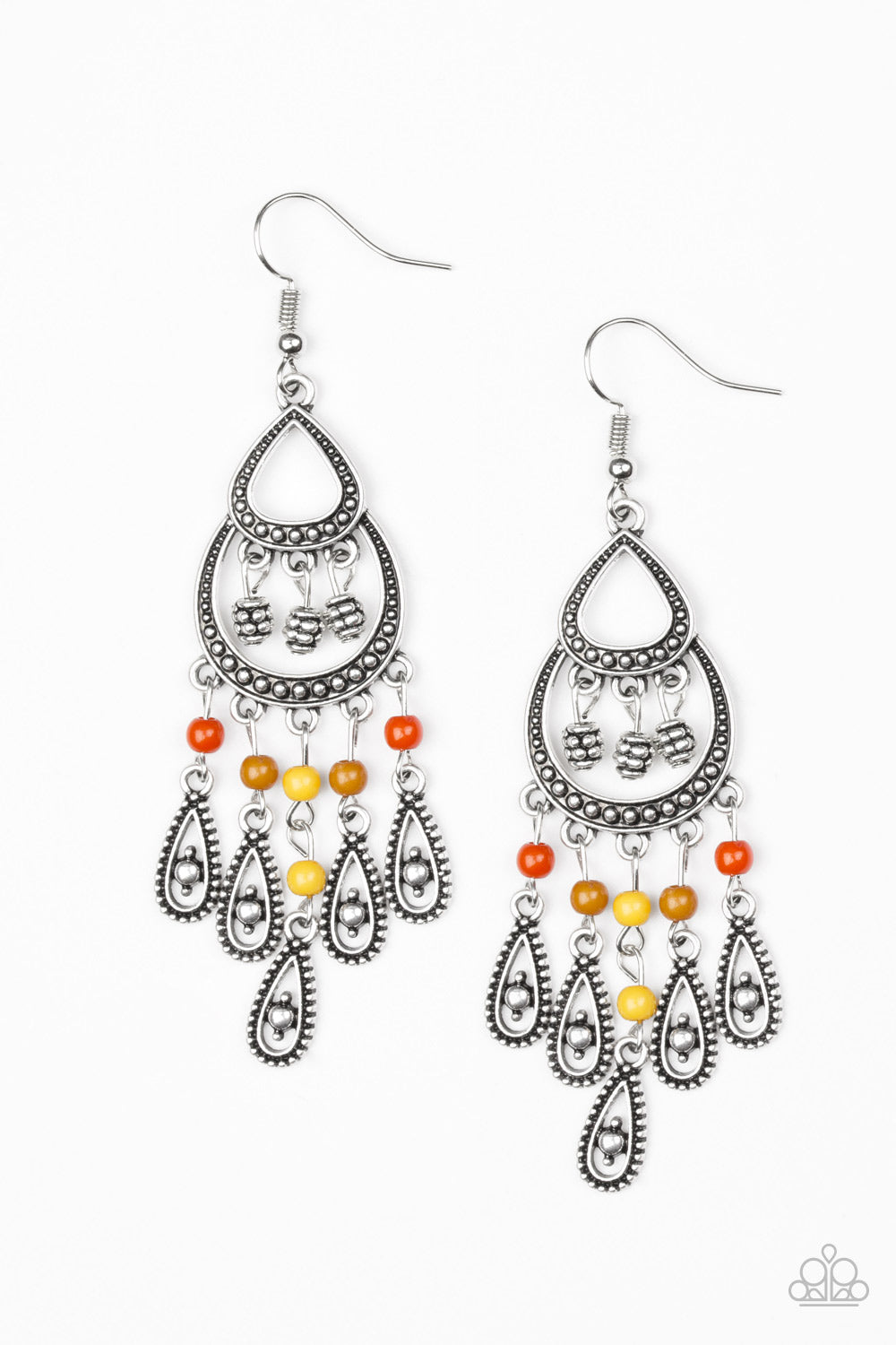 Eastern Excursion Multi Color Paparazzi Earrings