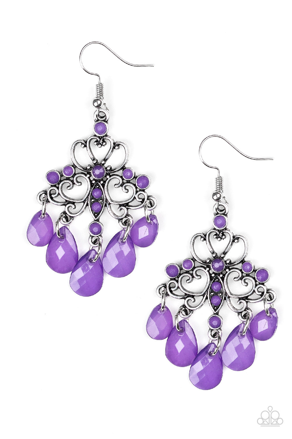 Dip It GLOW - Purple Earrings - A Diva Mentality 