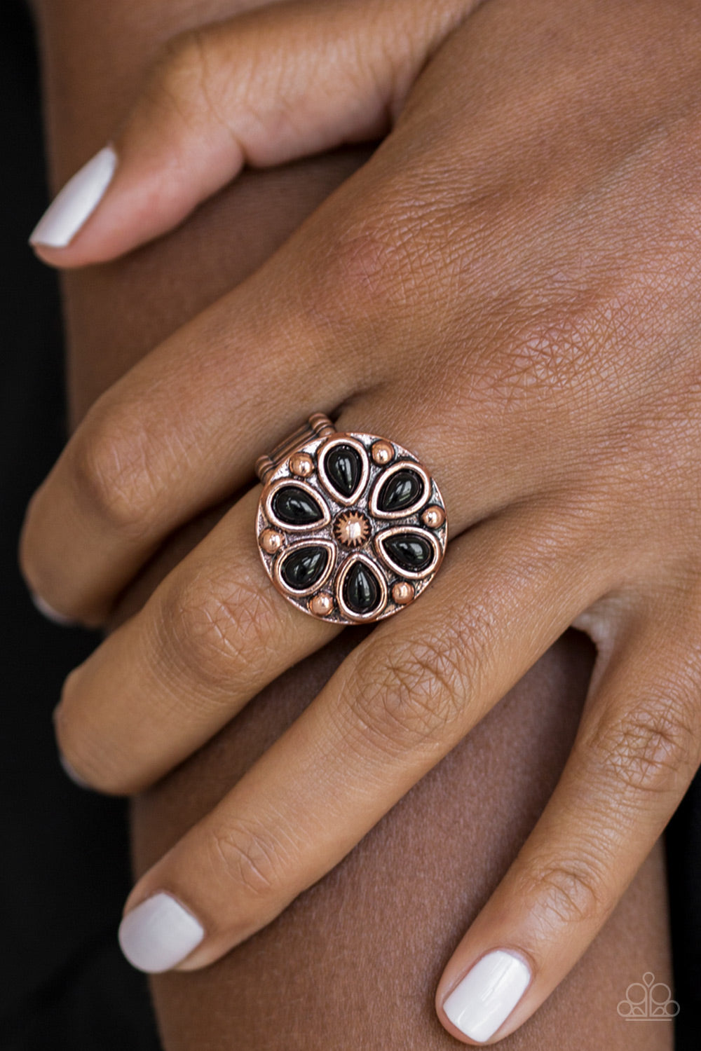 Color Me Calla Lily - Copper Ring - A Diva Mentality 