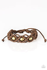 Nautical Navigator - Men's Brown Bracelet - A Diva Mentality 