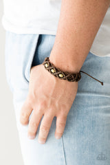Nautical Navigator - Men's Brown Bracelet - A Diva Mentality 