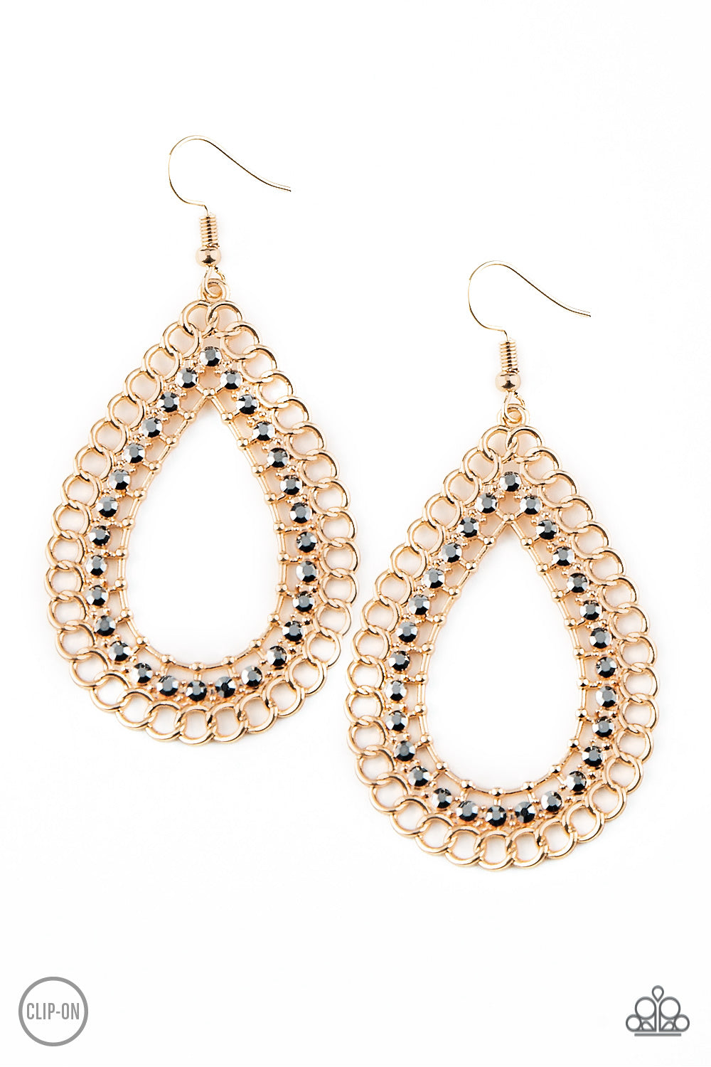 Mechanical Marvel Gold Earrings - A Diva Mentality 