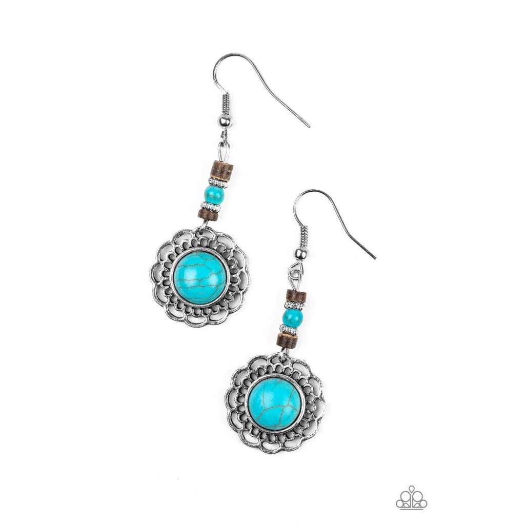 Desert Bliss Blue Earrings - A Diva Mentality 