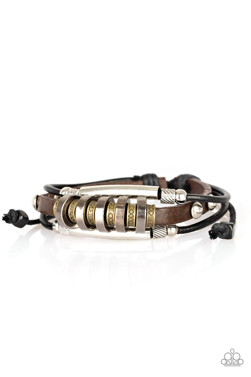 Urban Backpacker Men's Paparazzi Leather Bracelet