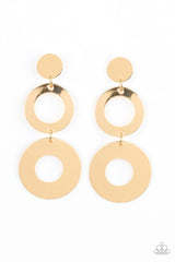 Pop Idol - Gold Earrings - A Diva Mentality 