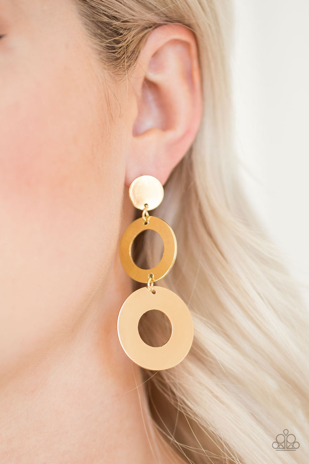 Pop Idol - Gold Earrings - A Diva Mentality 