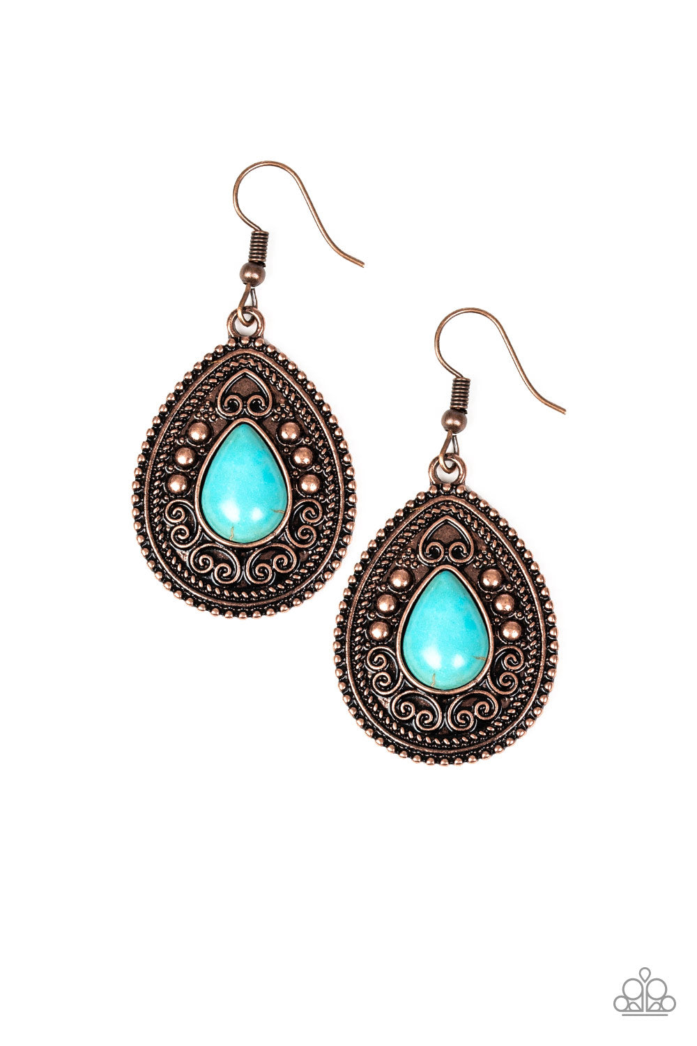 Desert Nirvana - Copper Earrings - A Diva Mentality 