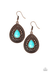 Desert Nirvana - Copper Earrings - A Diva Mentality 