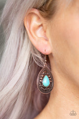 Desert Nirvana - Copper Earrings - A Diva Mentality 
