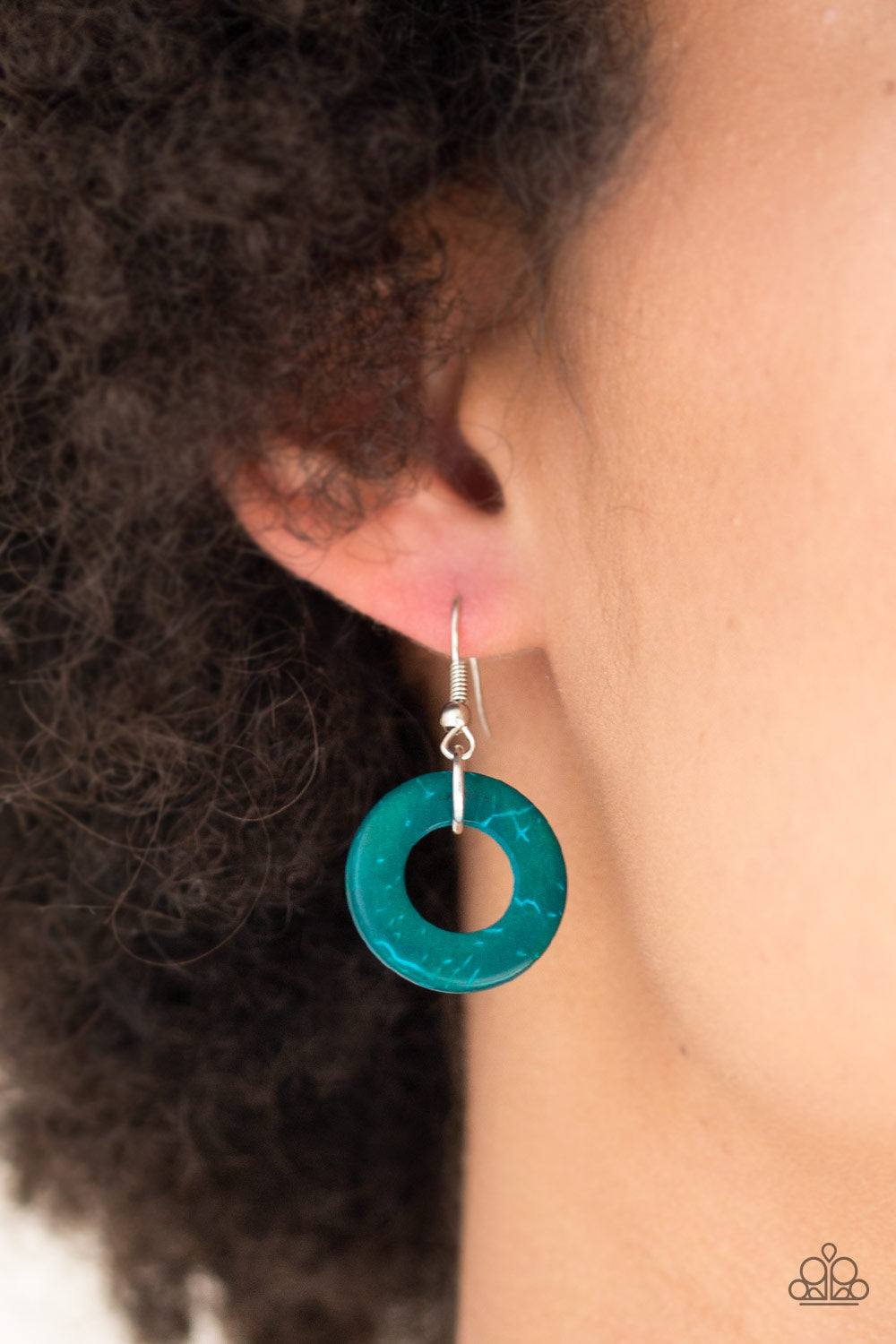 Bahama Drama - Blue Necklace With Matching Earrings - A Diva Mentality 