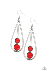 Natural Nova - Red Earrings - A Diva Mentality 