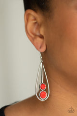 Natural Nova - Red Earrings - A Diva Mentality 
