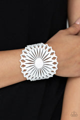 Wildflower Garden - White Bracelet - A Diva Mentality 