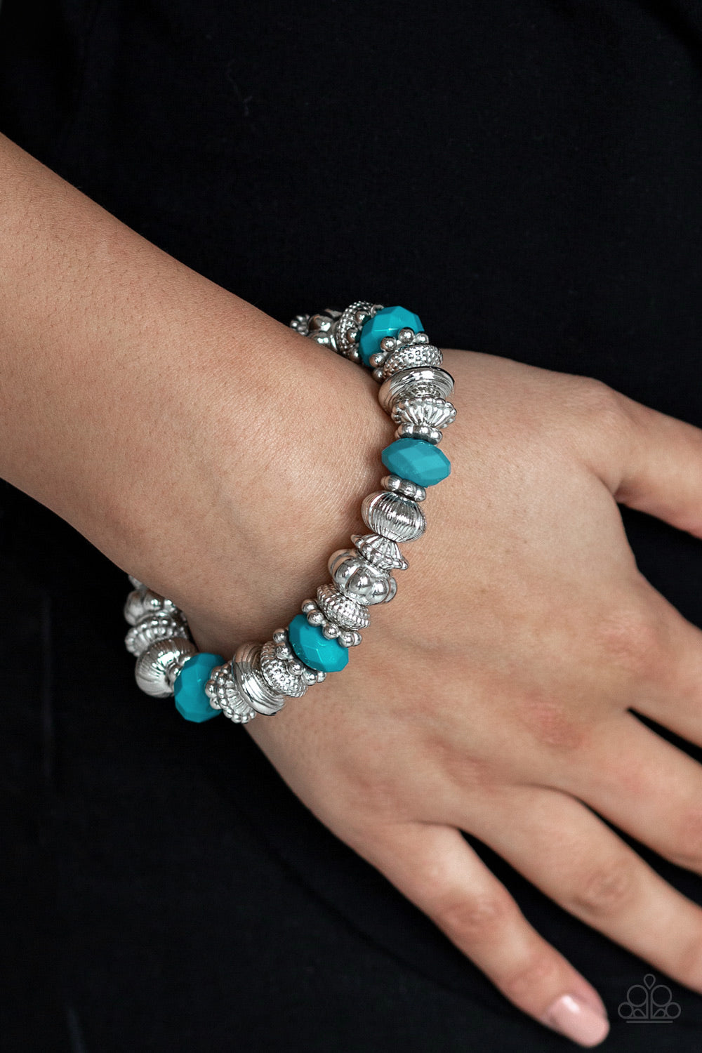 Live Life To The COLOR-fullest - Blue Bracelet - A Diva Mentality 