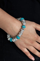 Live Life To The COLOR-fullest - Blue Bracelet - A Diva Mentality 