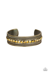 Empress Etiquette Brass Bracelet - A Diva Mentality 