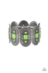 Turn Up The TROPICAL Heat - Green Bracelet - A Diva Mentality 
