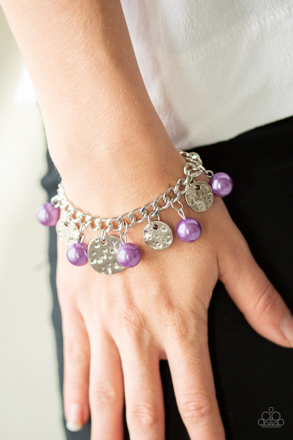 SEA In A New Light - Purple Bracelet - A Diva Mentality 