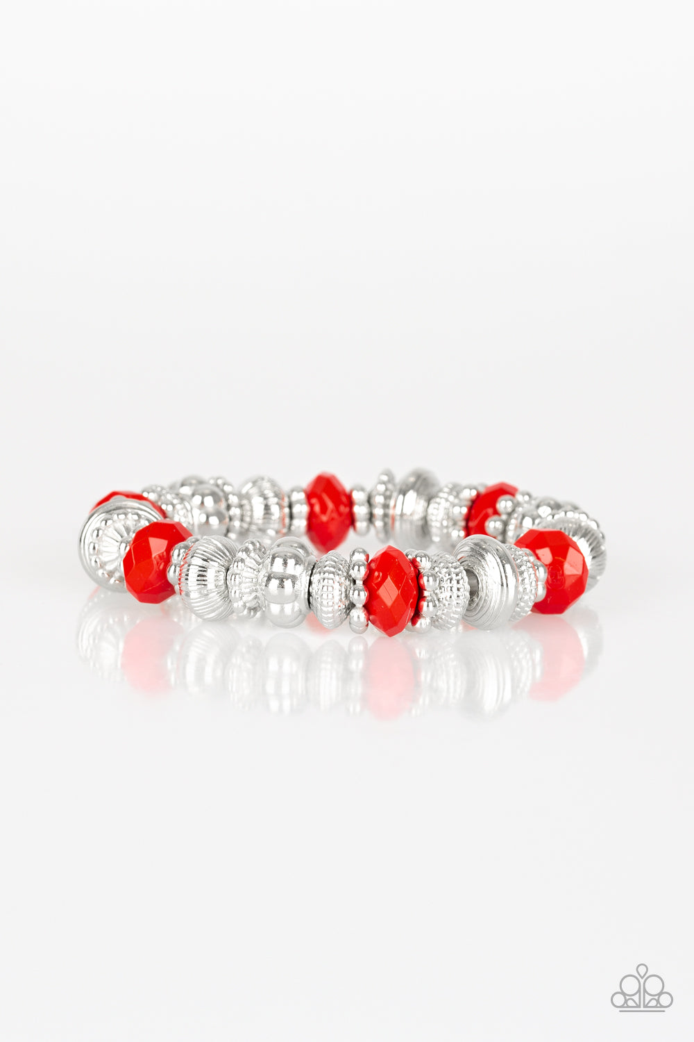 Live Life To The COLOR-fullest Red Bracelet - A Diva Mentality 