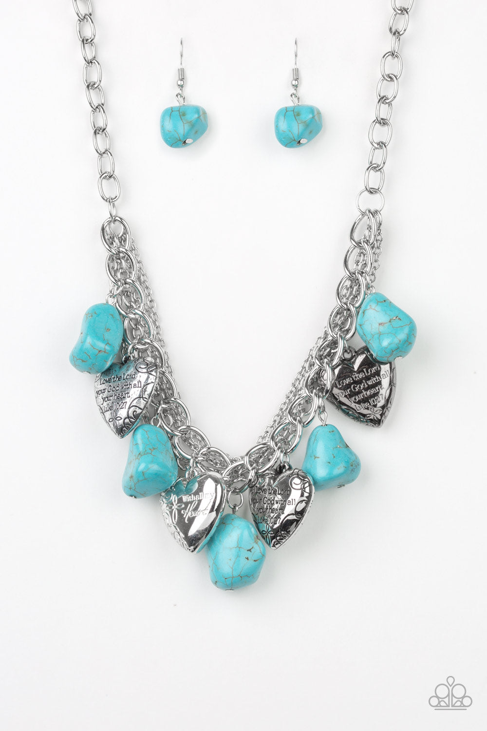 Change Of Heart - Blue Necklace - A Diva Mentality 