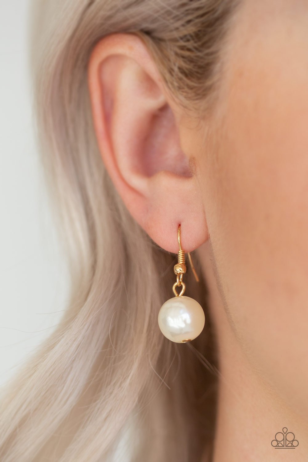 Endless Elegance Gold and White Pearl Necklace With Matching Earrings - A Diva Mentality 