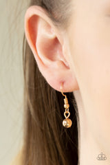 Ring Leader Radiance - Gold Necklace With Matching Earrings - A Diva Mentality 
