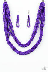Right As RAINFOREST - Purple Necklace - A Diva Mentality 