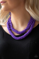 Right As RAINFOREST - Purple Necklace - A Diva Mentality 