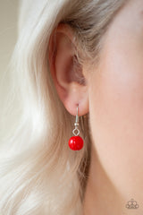 Everyday Eye Candy - Red Necklace With Matching Earrings - A Diva Mentality 