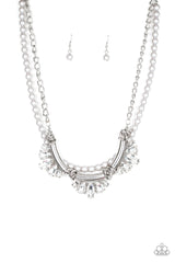 Bow Before The Queen - Silver Necklace - A Diva Mentality 