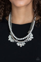 Bow Before The Queen - Silver Necklace - A Diva Mentality 