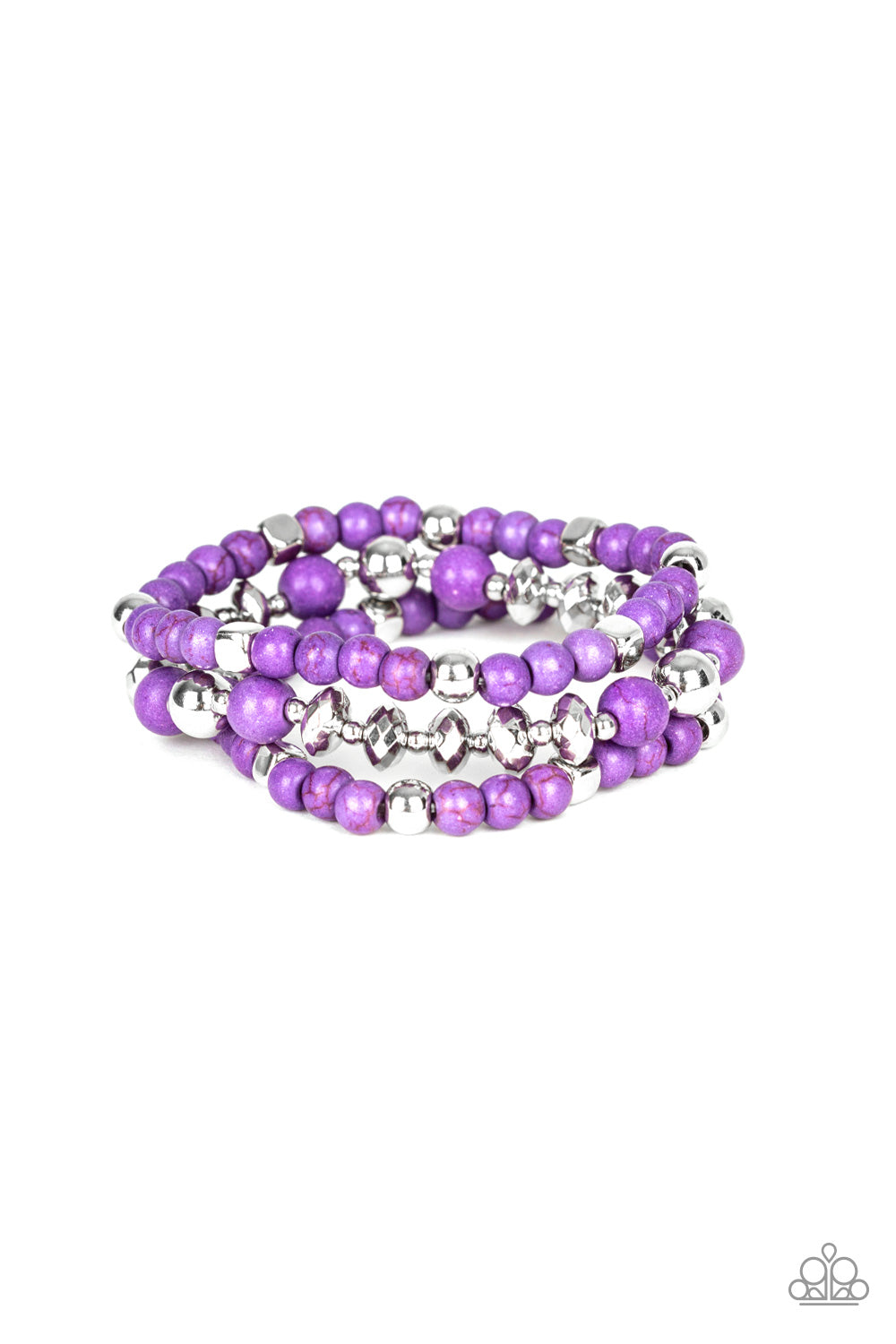 Mountain Artist - Purple Bracelet - A Diva Mentality 