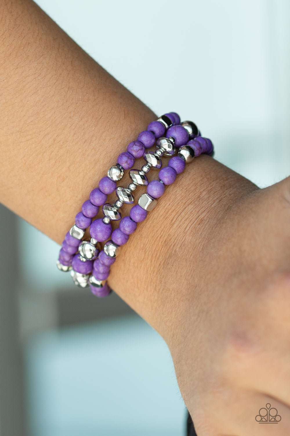 Mountain Artist - Purple Bracelet - A Diva Mentality 