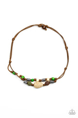 Tiki Trek Green Men's Surfers Necklace