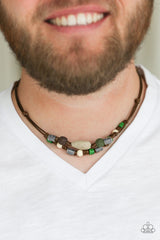Tiki Trek Green Men's Surfers Necklace