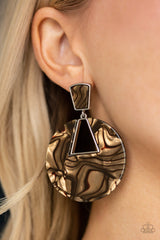 Let HEIR Rip! Brown Earrings - A Diva Mentality 