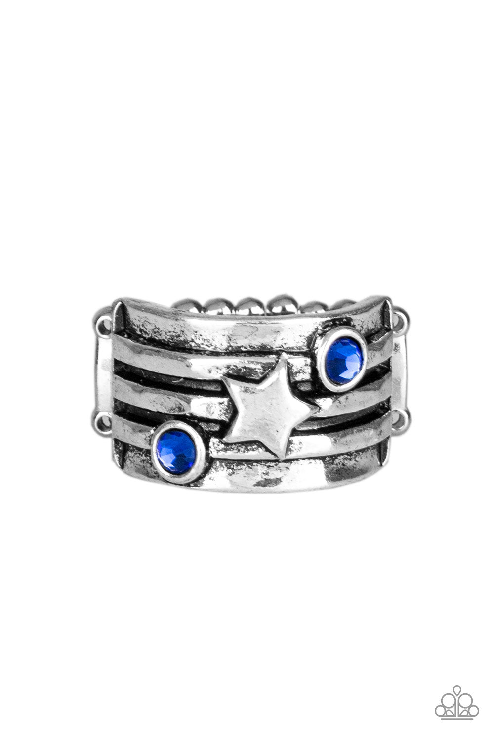 Stars and Stripes - Blue Ring - A Diva Mentality 