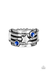 Stars and Stripes - Blue Ring - A Diva Mentality 