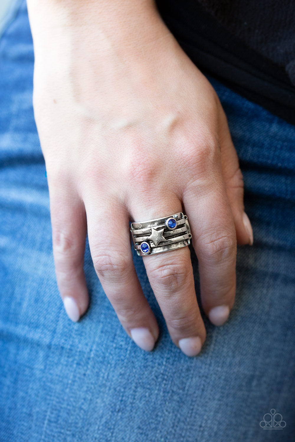 Stars and Stripes - Blue Ring - A Diva Mentality 