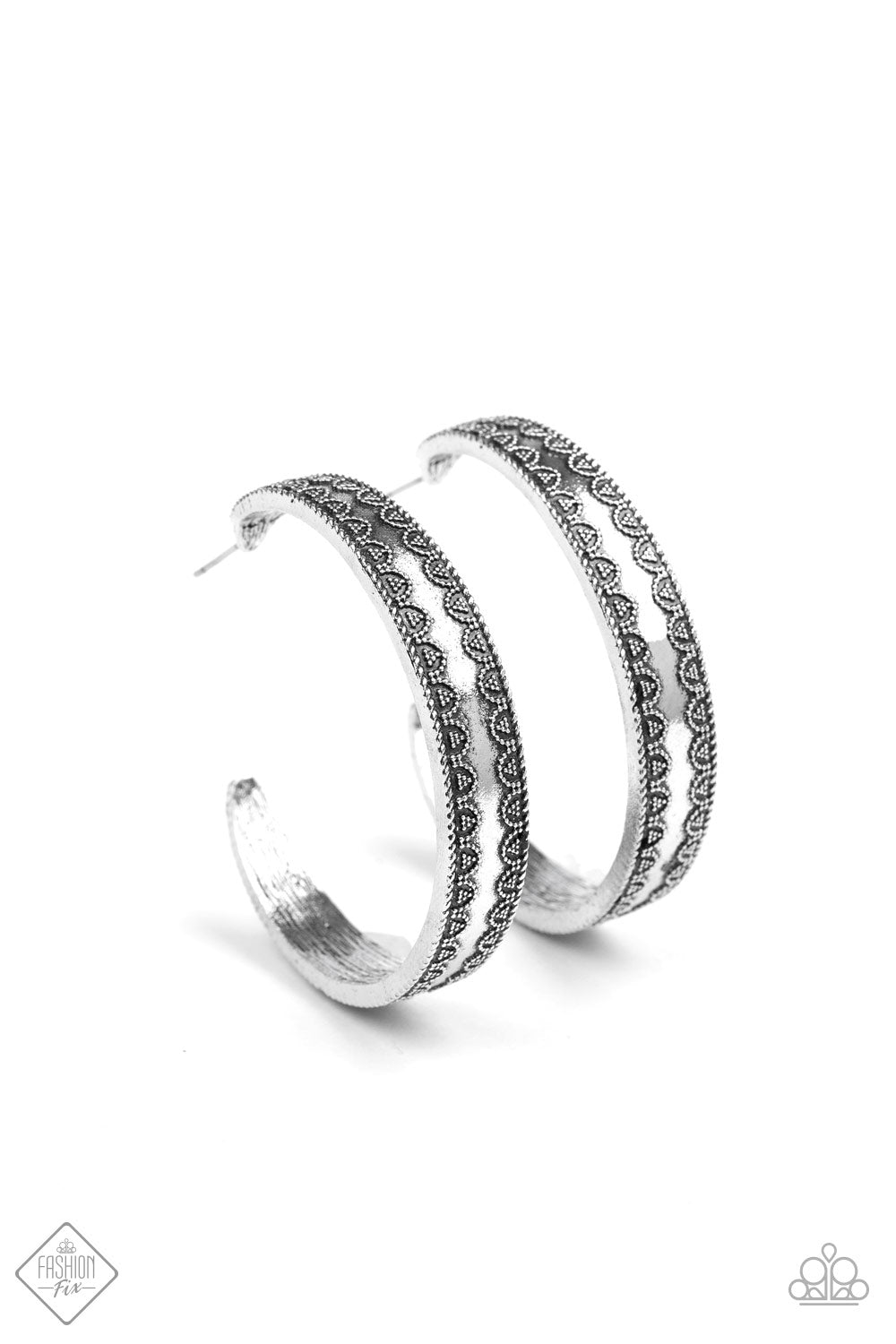 Textured Treasure Hoop Earrings - A Diva Mentality 