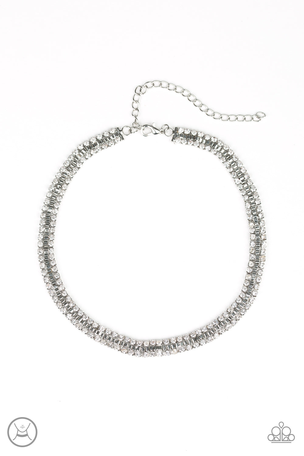 Full Of Hot HEIR  White Paparazzi Choker