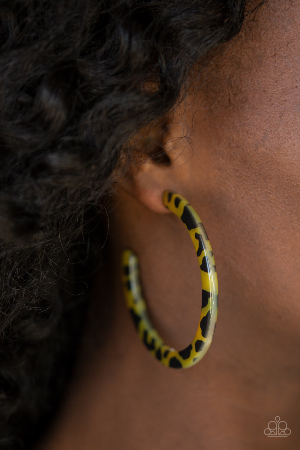 HAUTE-Blooded Yellow Paparazzi Earrings