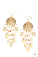 Turn On The BRIGHTS Gold Earrings - A Diva Mentality 