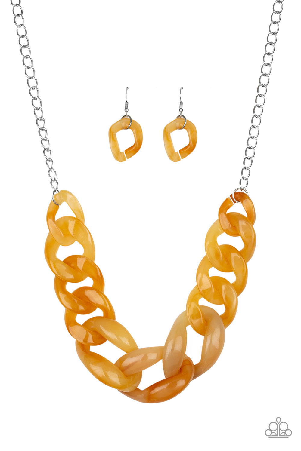 Red-HAUTE Mama Yellow Paparazzi Necklace