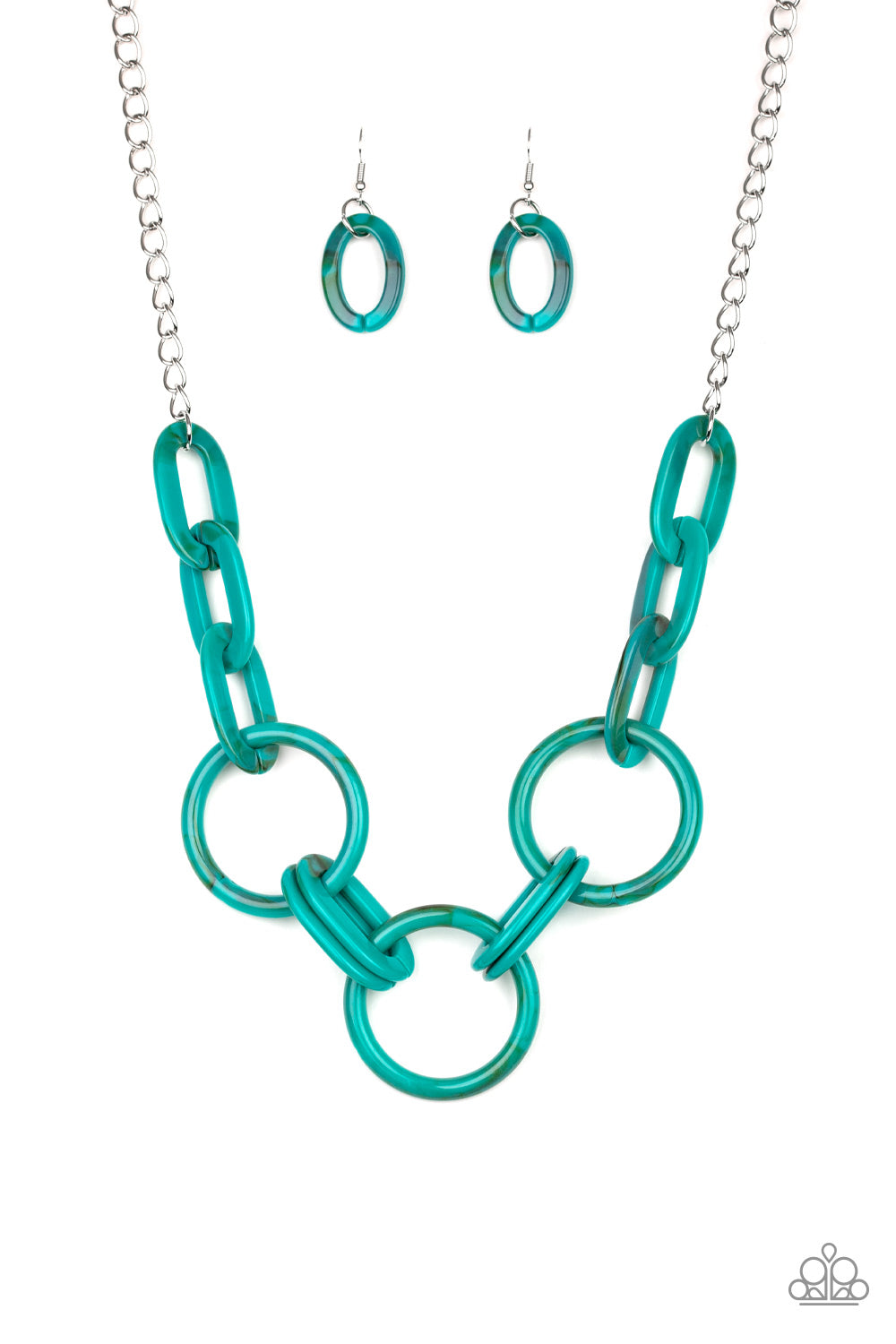 Turn Up The Heat - Blue Necklace - A Diva Mentality 