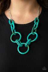 Turn Up The Heat - Blue Necklace - A Diva Mentality 